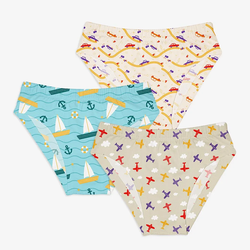 Young Boy Briefs -3 Pack (Kid's Day Out)