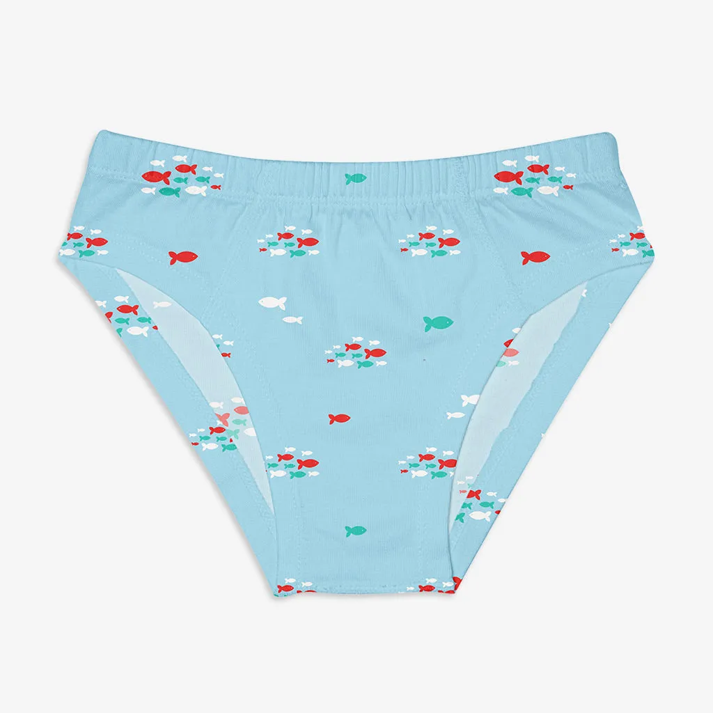 Young Boy Briefs -3 Pack (Sea-Saw)