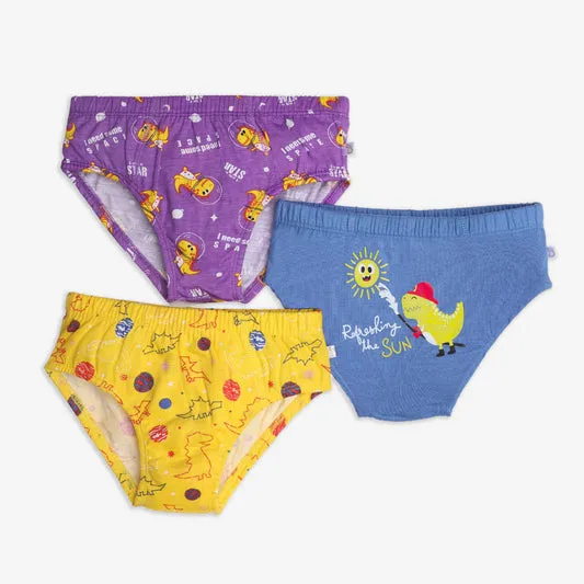 Young Boy Briefs -9 Pack (Paws Only - Finding Dino 2.0 - Unicorn Dreams)