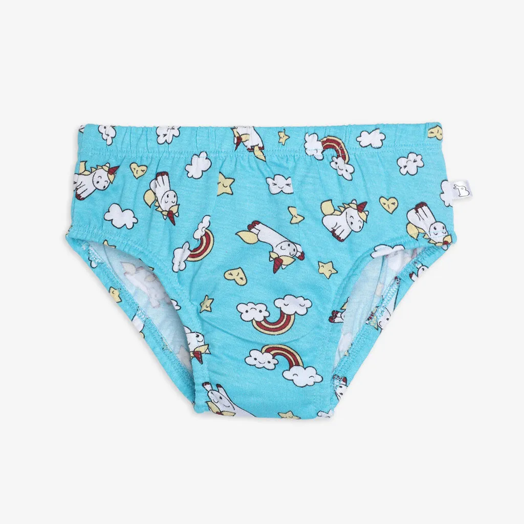 Young Girl Briefs -3 Pack (Unicorn Dreams)