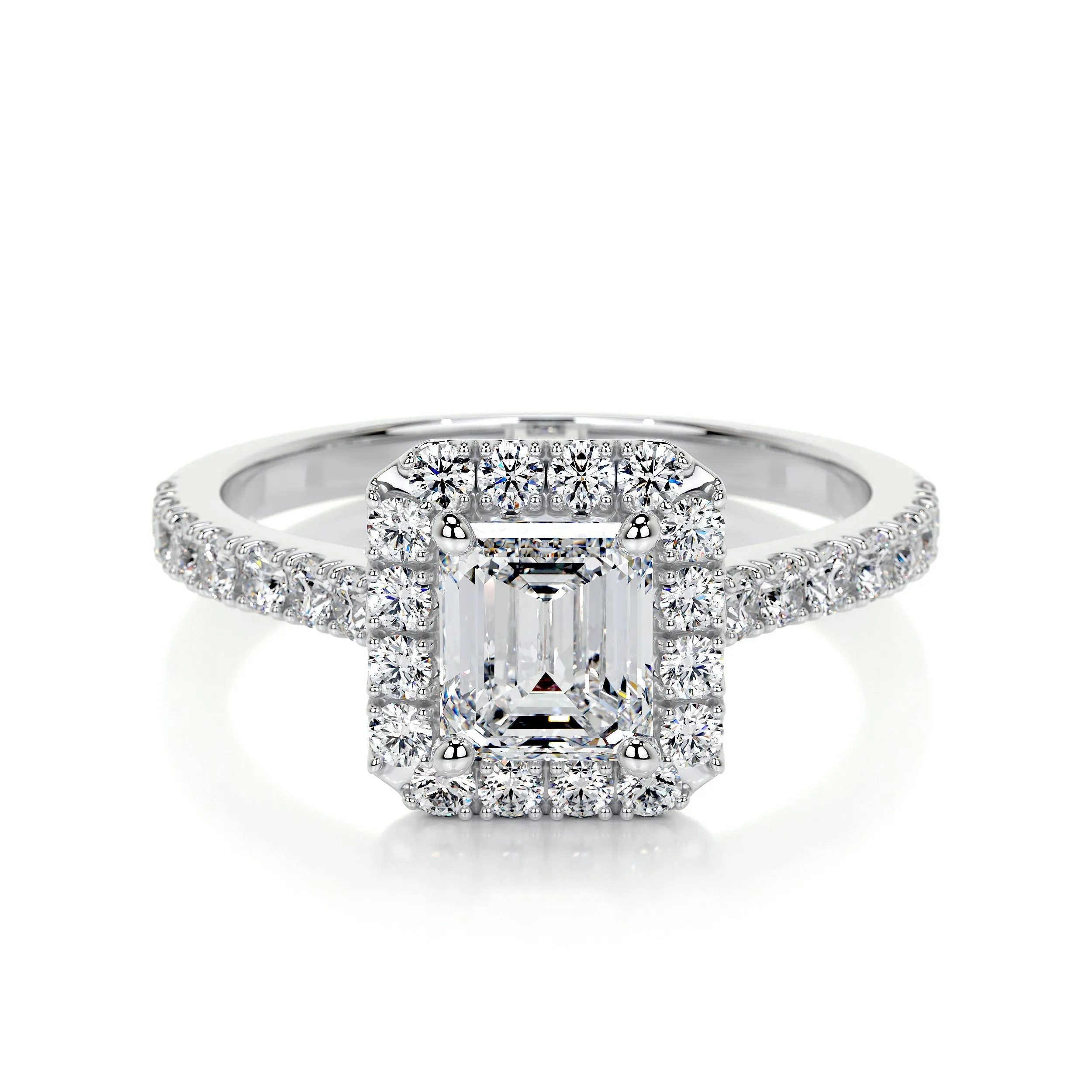 Zoey Lab Grown Diamond Ring -18K White Gold