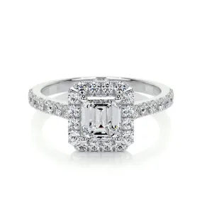 Zoey Lab Grown Diamond Ring -18K White Gold