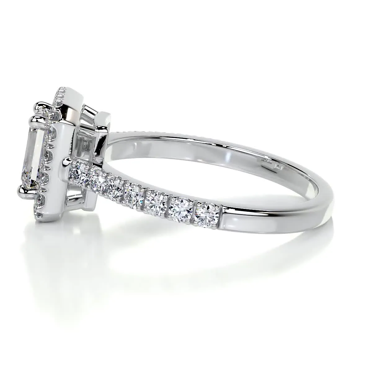 Zoey Lab Grown Diamond Ring -18K White Gold